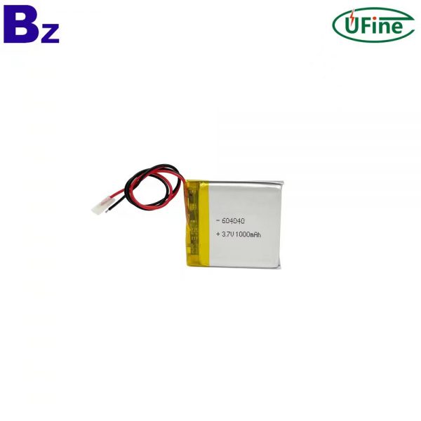 604040 3.7V 1000mAh LiPo Battery