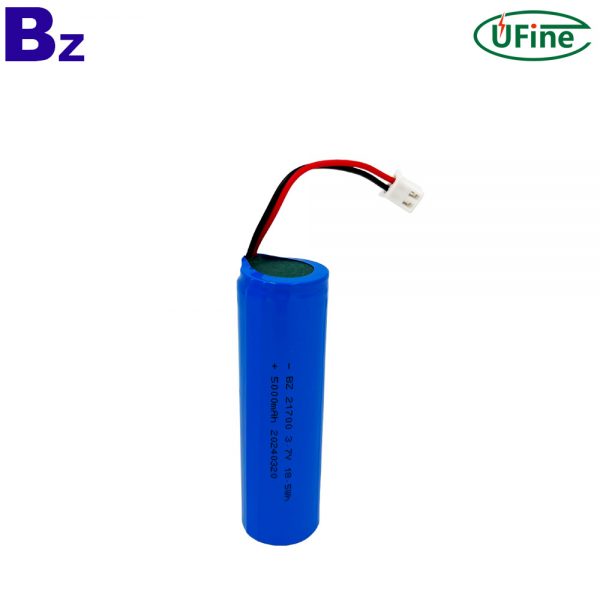 21700 3.7V 5000mAh Battery for Lamps